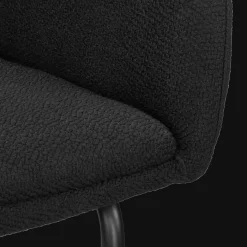 Discount Bouclair Fabric and Metal Dining Chair