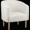 Best Bouclair Fabric and wood accent chair