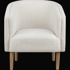 Best Bouclair Fabric and wood accent chair