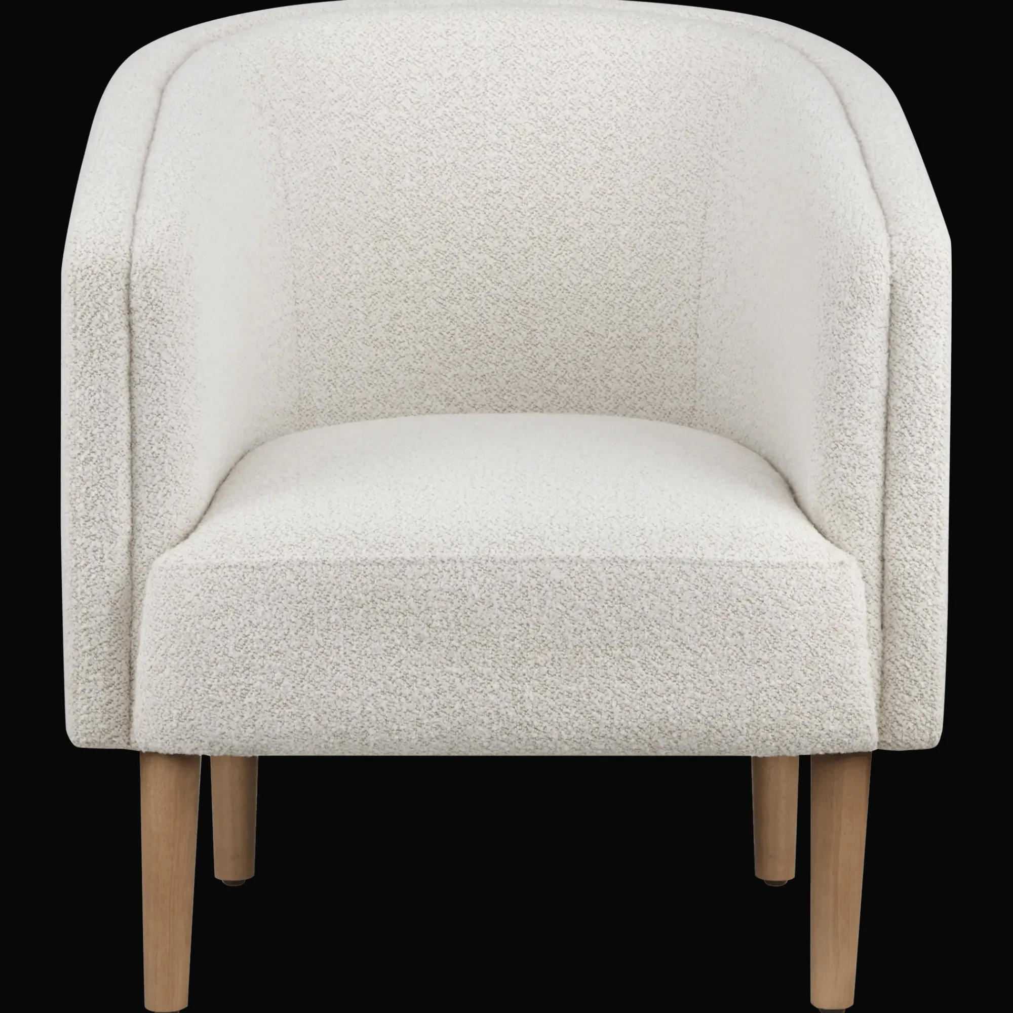 Best Bouclair Fabric and wood accent chair
