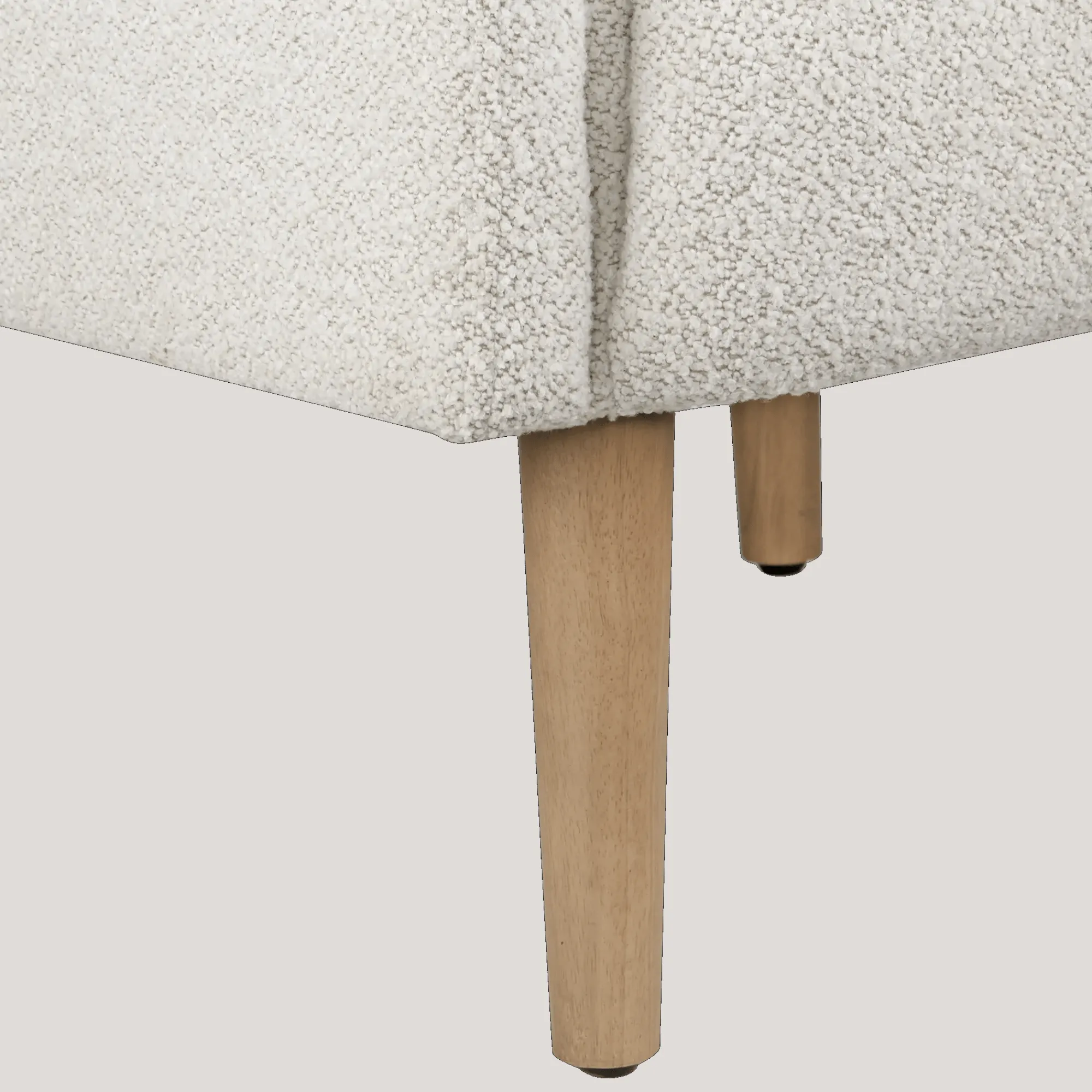 Best Bouclair Fabric and wood accent chair