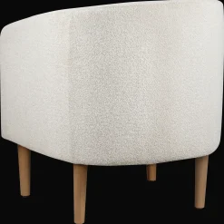 Best Bouclair Fabric and wood accent chair