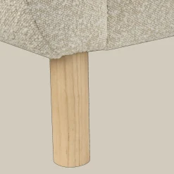 Sale Bouclair Fabric and Wood Bench