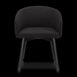 Hot Bouclair Fabric and Wood Dining Chair