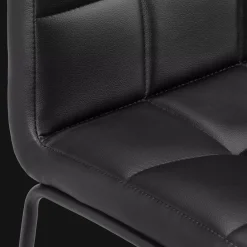 Hot Bouclair Faux Leather and Metal Dining Chair