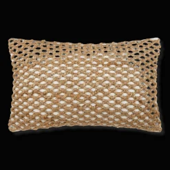 New Bouclair Felipe Natural Decorative Lumbar Pillow