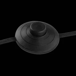 Clearance Bouclair Floor Lamp with Rattan Shade and Metal Base