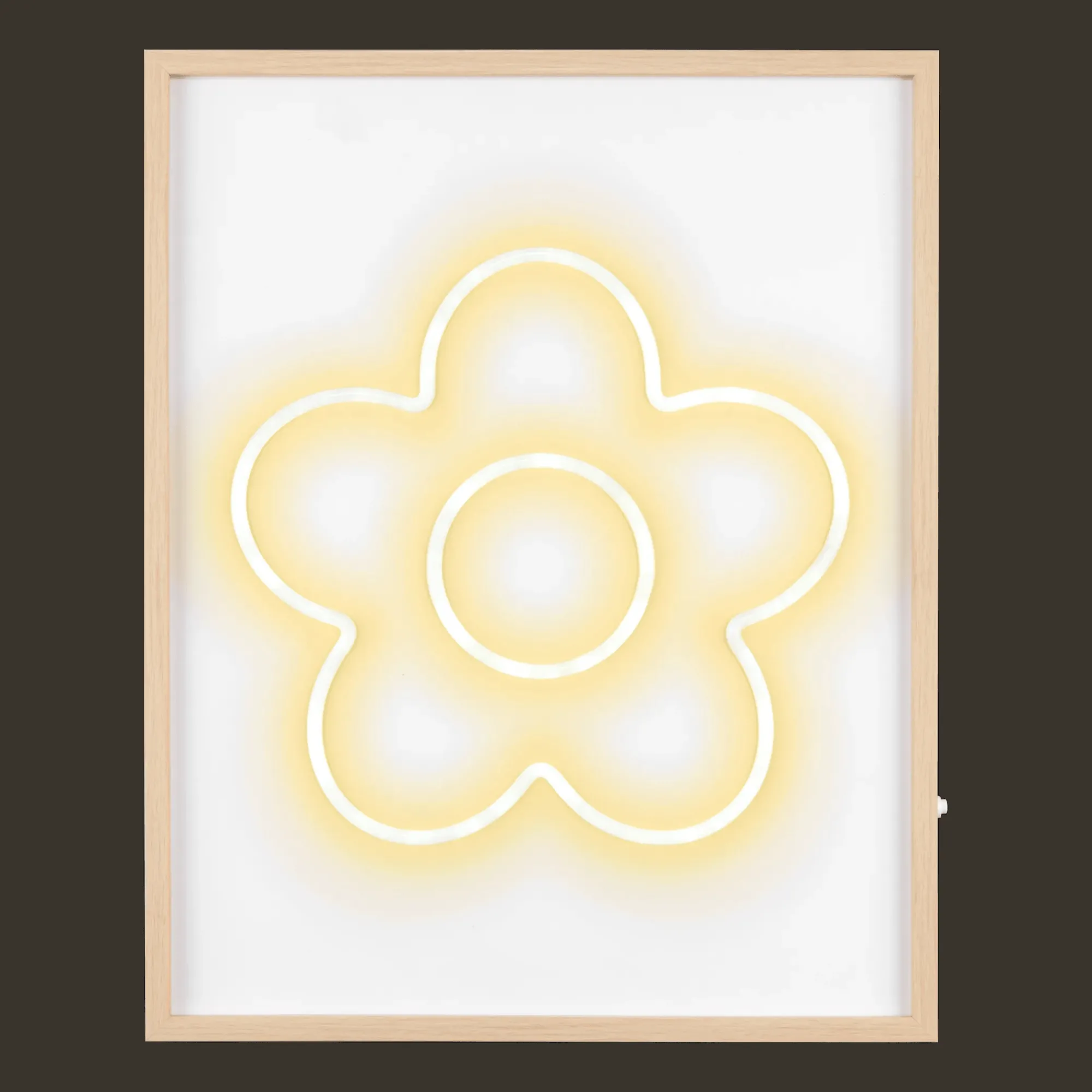 Online Bouclair Floral LED Neon Wall Decoration