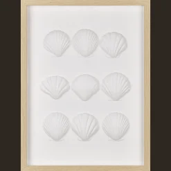 Best Bouclair Framed Art 3D Shells