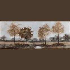 Sale Bouclair Gel-Embellished Landscape Framed Art