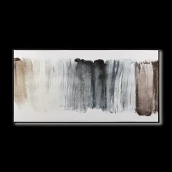 Sale Bouclair Gel-Embellished Neutral & Blue Canvas