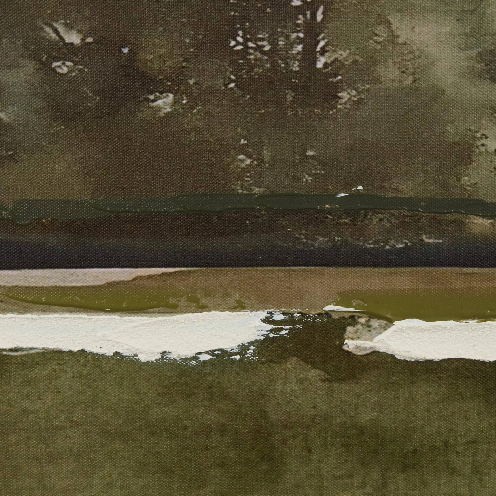 New Bouclair Gel-Embellished Watercolor Landscape Framed Art