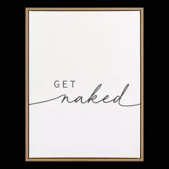 Sale Bouclair Get Naked Framed Art