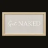 Hot Bouclair Get Naked Framed Art Printed