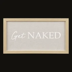 Hot Bouclair Get Naked Framed Art Printed