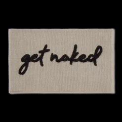 Online Bouclair Get Naked Typography Bath Mat