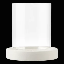 Outlet Bouclair Glass Candle Holder with Ceramic Base