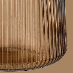 Clearance Bouclair Glass Ribbed Table Lamp
