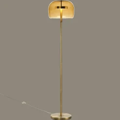 Outlet Bouclair Gold Floor Lamp