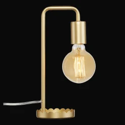 Online Bouclair Gold Table Lamp With Scalloped Base