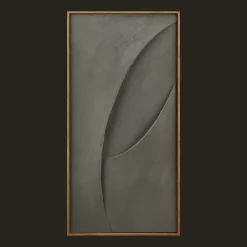 Bouclair Green Abstract Framed Art