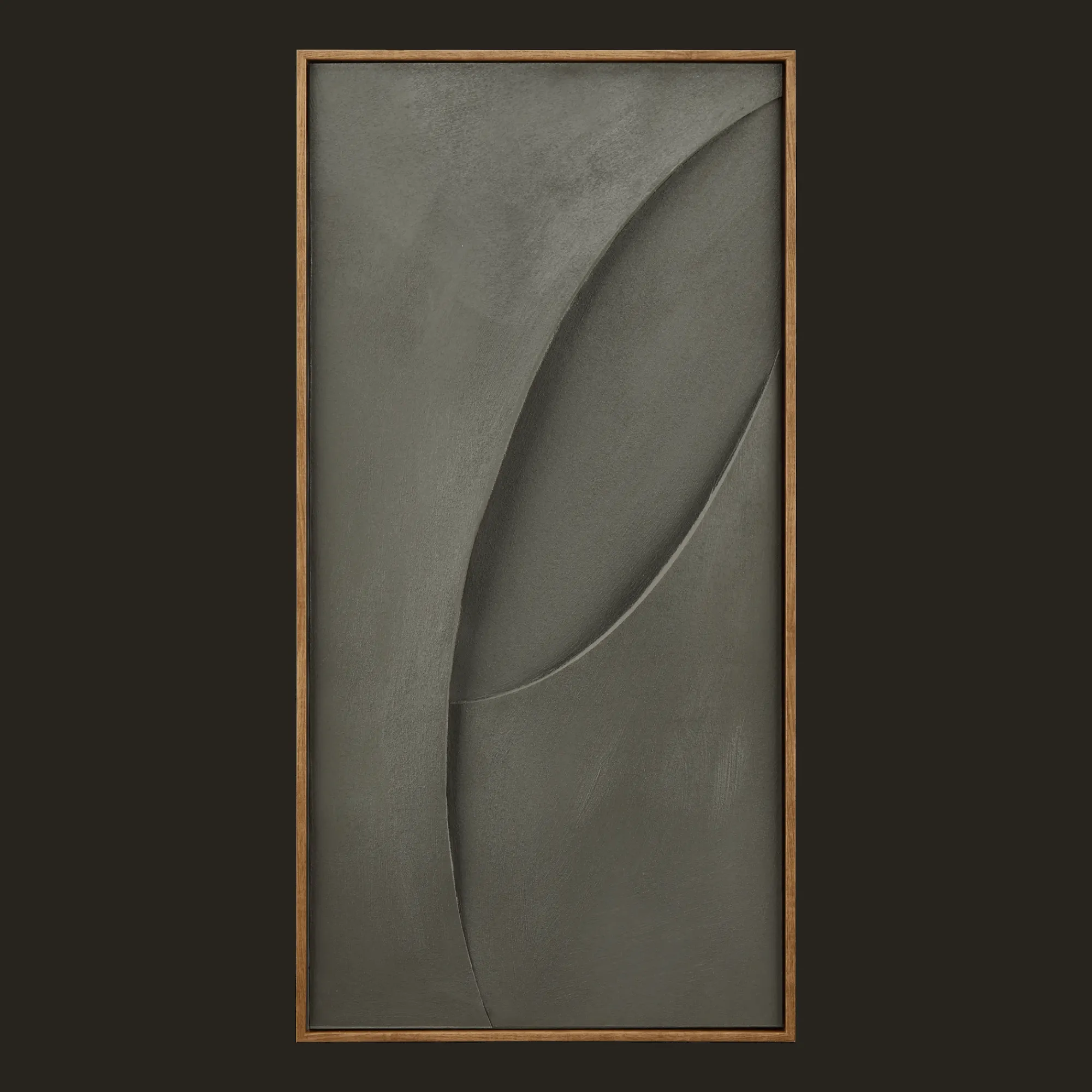 Bouclair Green Abstract Framed Art