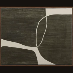 Best Bouclair Green Abstract Framed Art