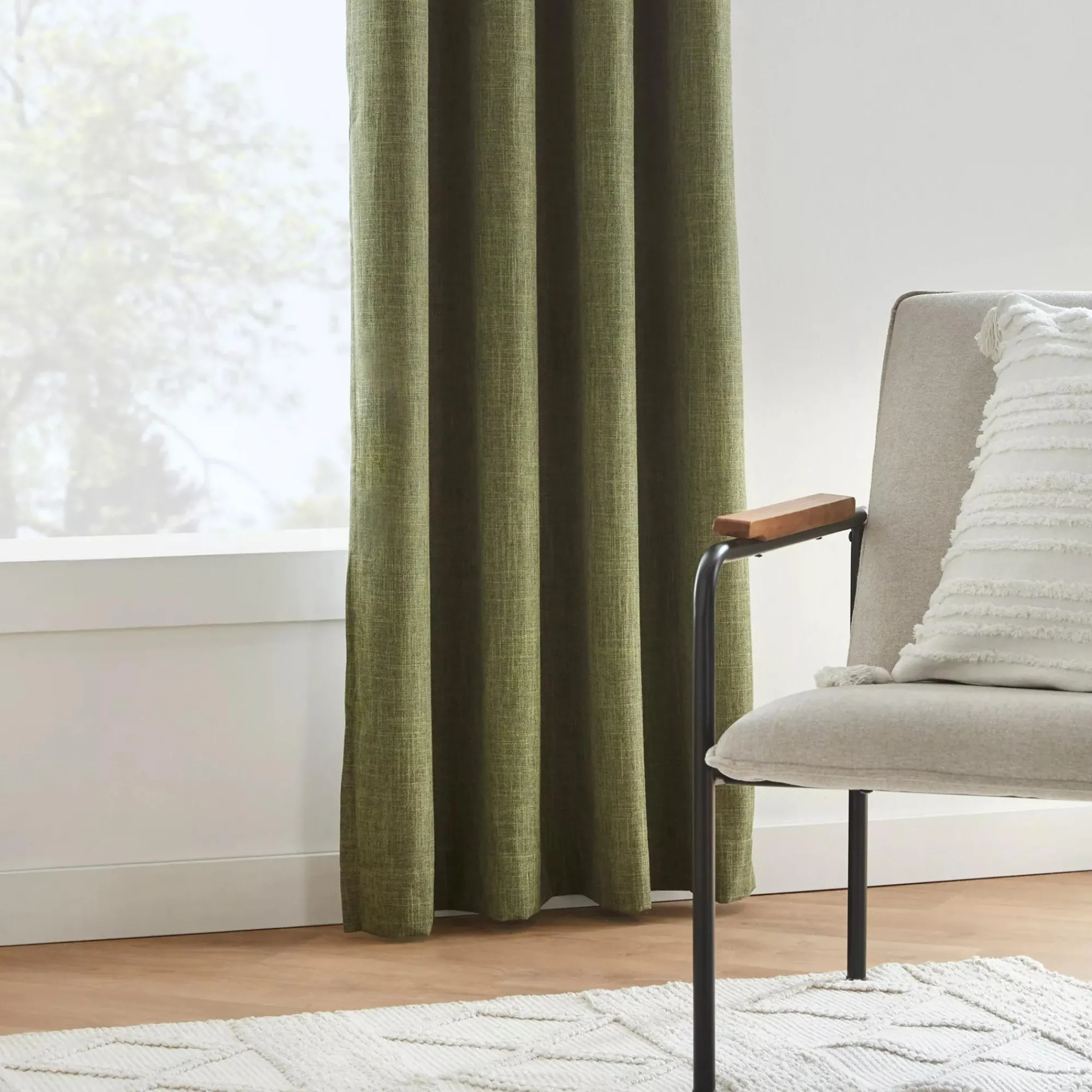 Best Bouclair Green Chita Blackout Curtain