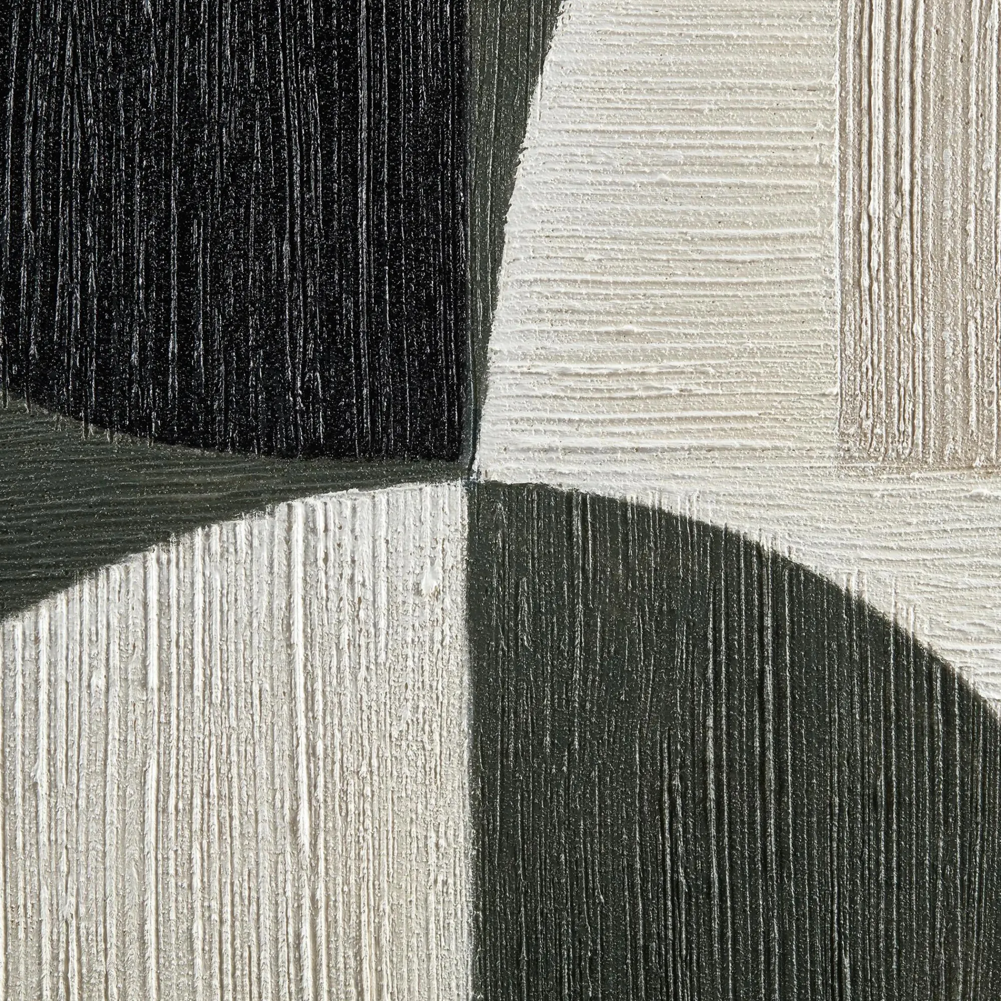 Clearance Bouclair Green Color Block Abstract Framed Art