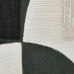 Sale Bouclair Green Color Block Abstract Art