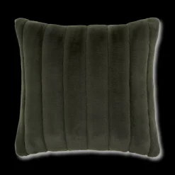 Hot Bouclair Green Cougar Faux Fur Throw Pillow