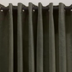 Discount Bouclair Green Emile Panel Curtain