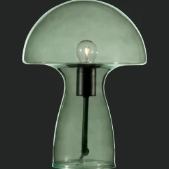 Online Bouclair Green Glass Mushroom Table Lamp