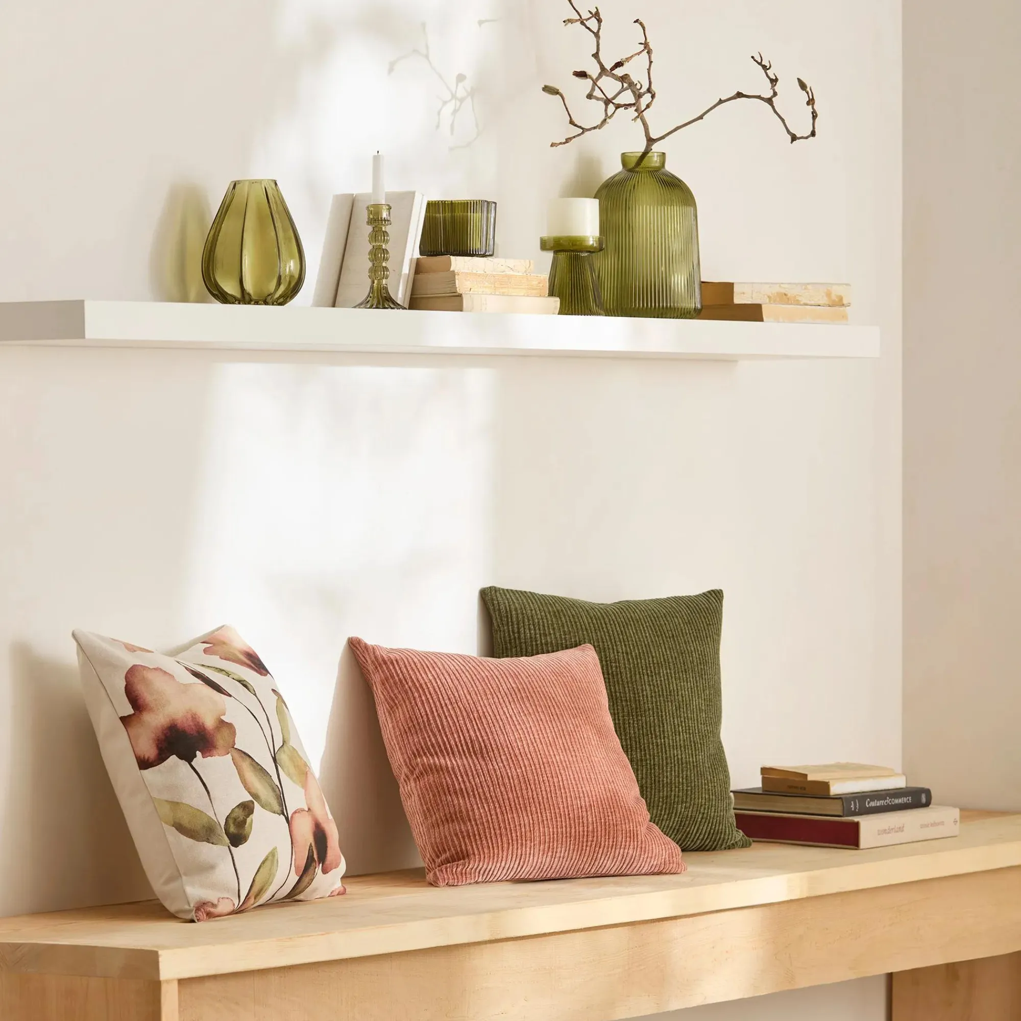 Sale Bouclair Green Losy Cushion Cover