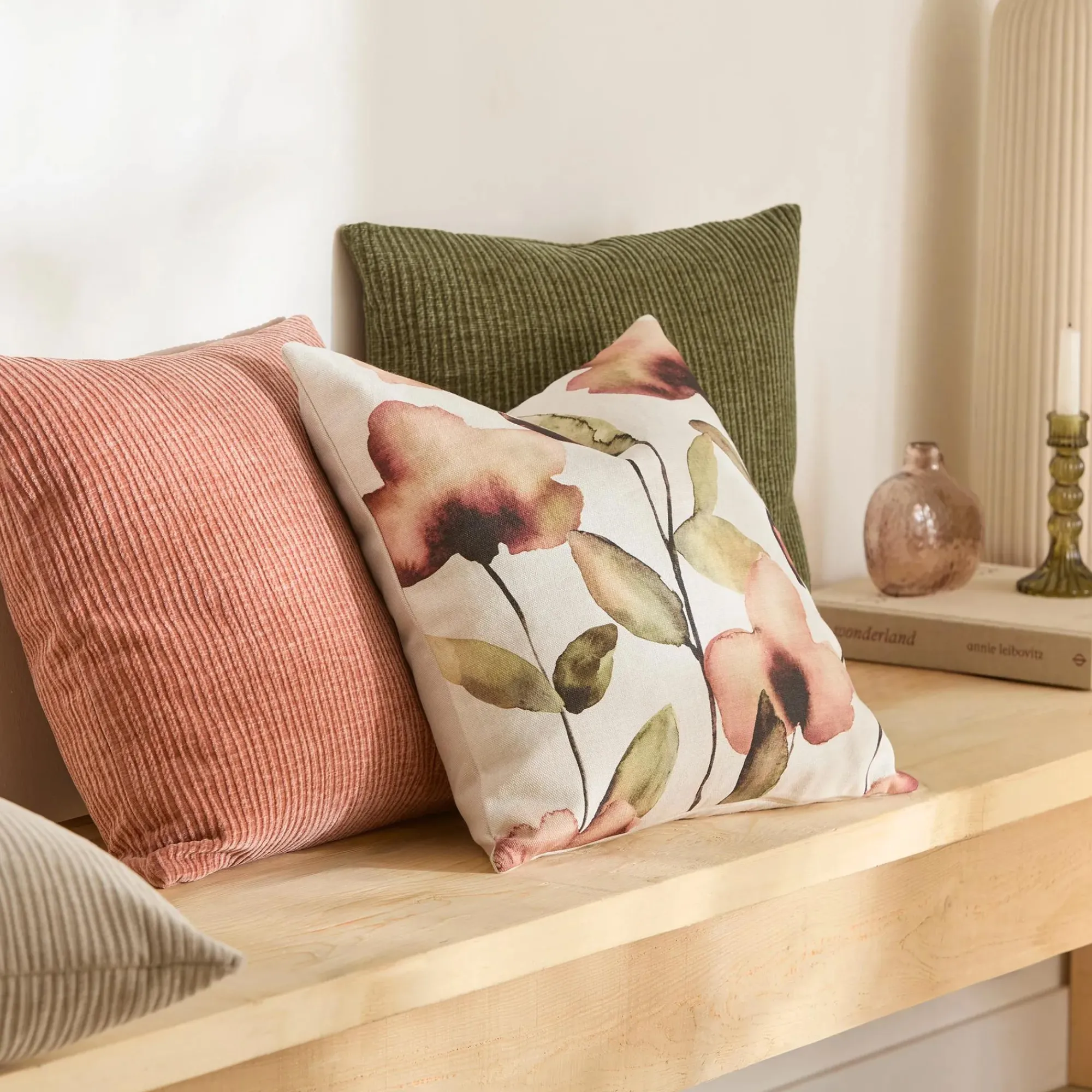 Sale Bouclair Green Losy Cushion Cover