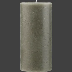 Hot Bouclair Green Marled Tall Candle