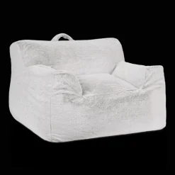 Outlet Bouclair Grey Kids Furry Lounge Chair