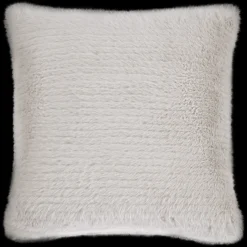 Hot Bouclair Grey Maddox Faux Fur Decorative Pillow