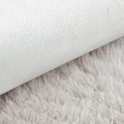 Online Bouclair Grey Maddox Faux Fur Throw