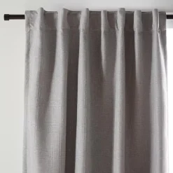 Bouclair Grey Mullins Blackout Back-Tab Curtain