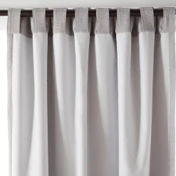 Bouclair Grey Mullins Blackout Back-Tab Curtain