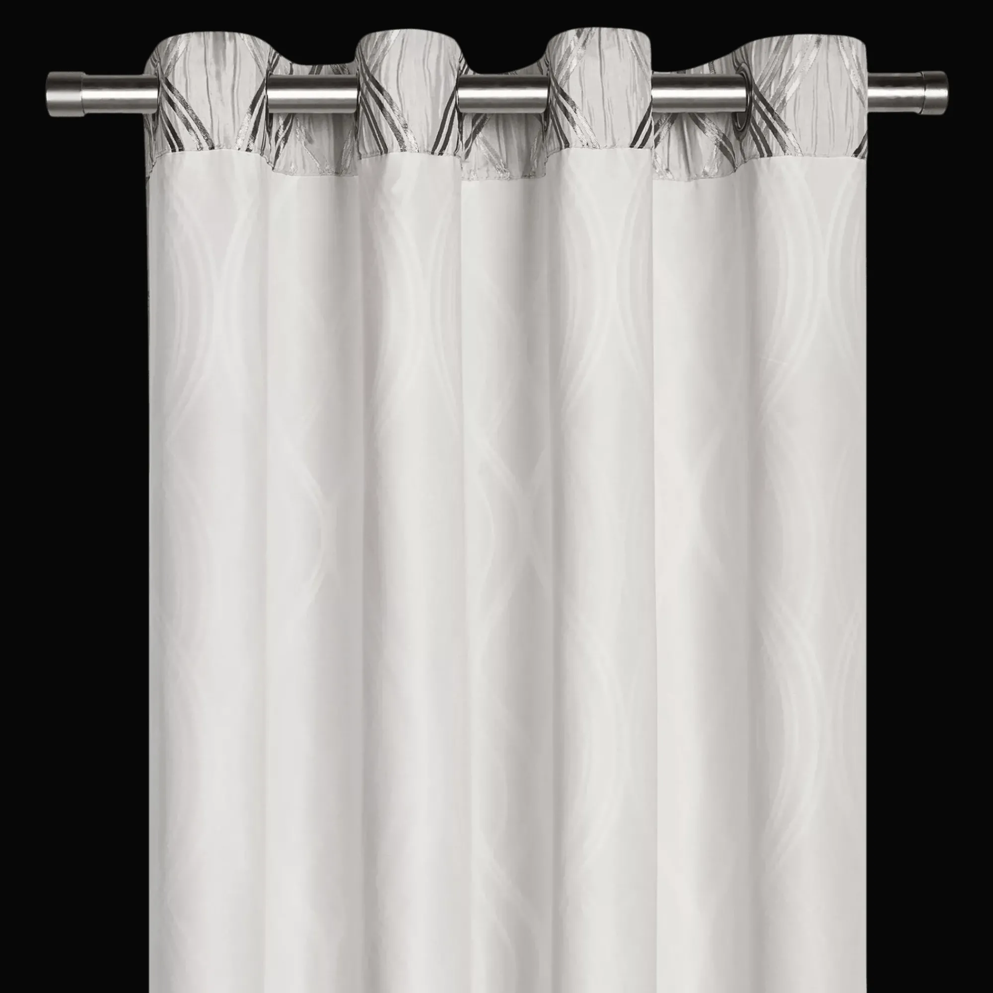Clearance Bouclair Grey Prato Panel Curtain