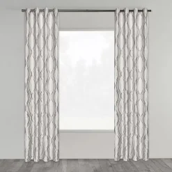 Clearance Bouclair Grey Prato Panel Curtain