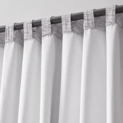 Bouclair Grey Toulouse Blackout Curtain with Hidden Backtab