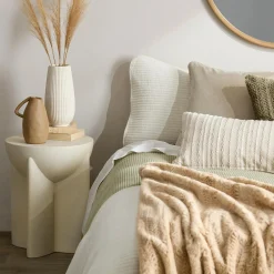 New Bouclair Grey Waverly Decorative Pillow