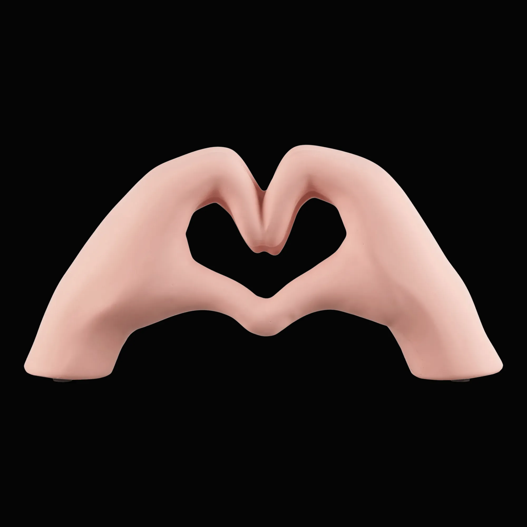 New Bouclair Heart Hands Deco