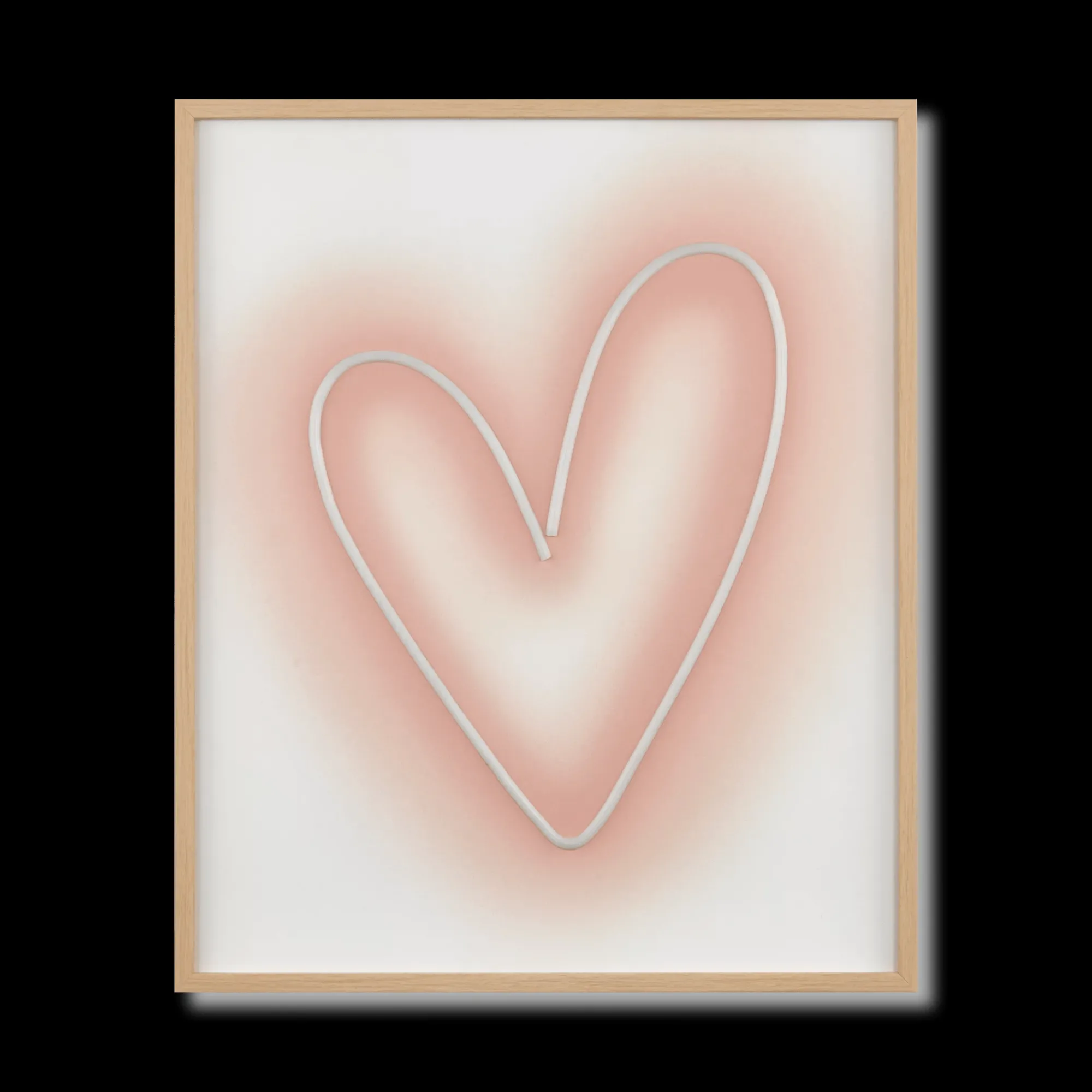 Outlet Bouclair Heart Neon Light Wall Decor