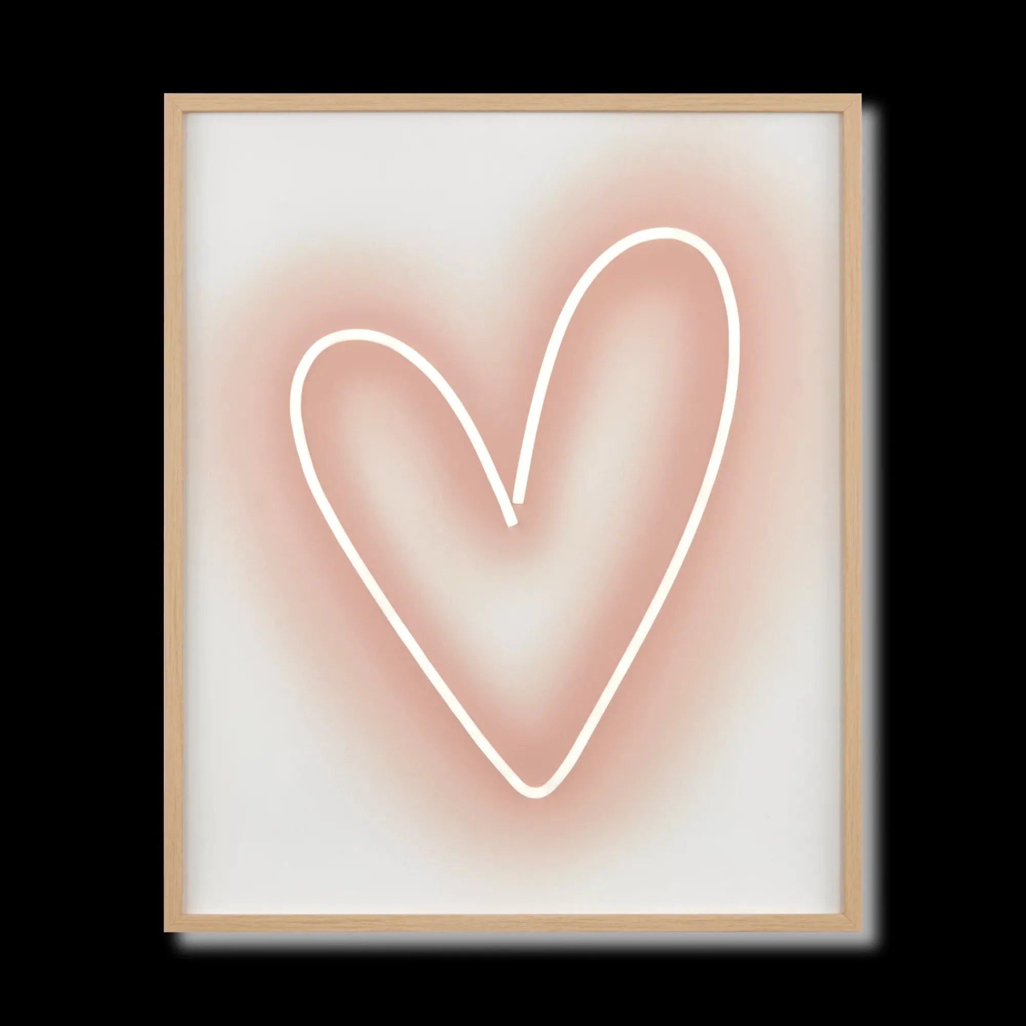 Outlet Bouclair Heart Neon Light Wall Decor