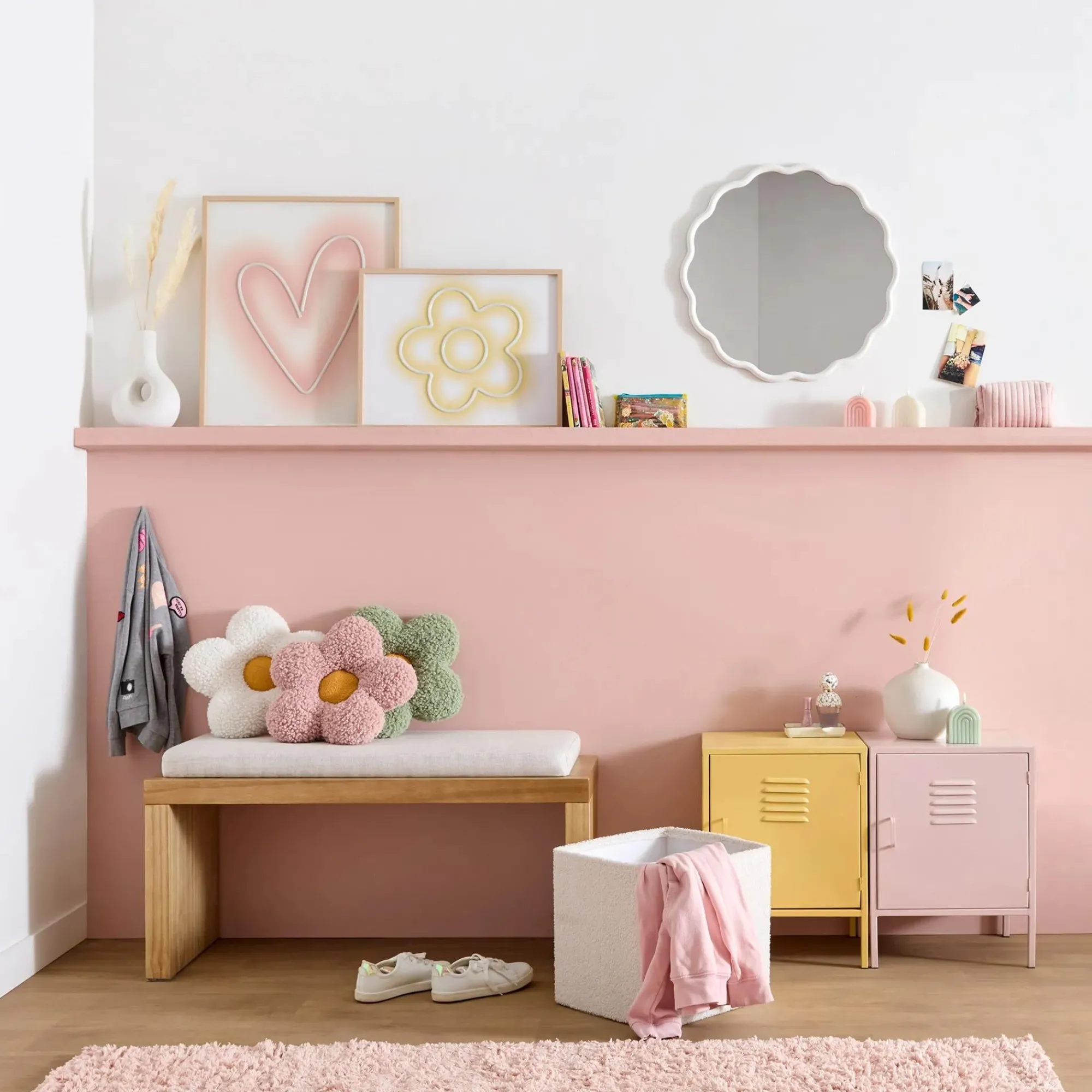 Outlet Bouclair Heart Neon Light Wall Decor