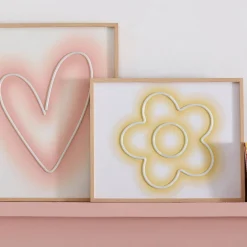 Outlet Bouclair Heart Neon Light Wall Decor